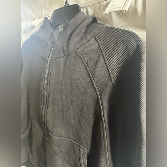 Anna & Ava Active OS Scuba Short‎ Sleeve Jacket Quarter Zip Black - Picture 3 of 5